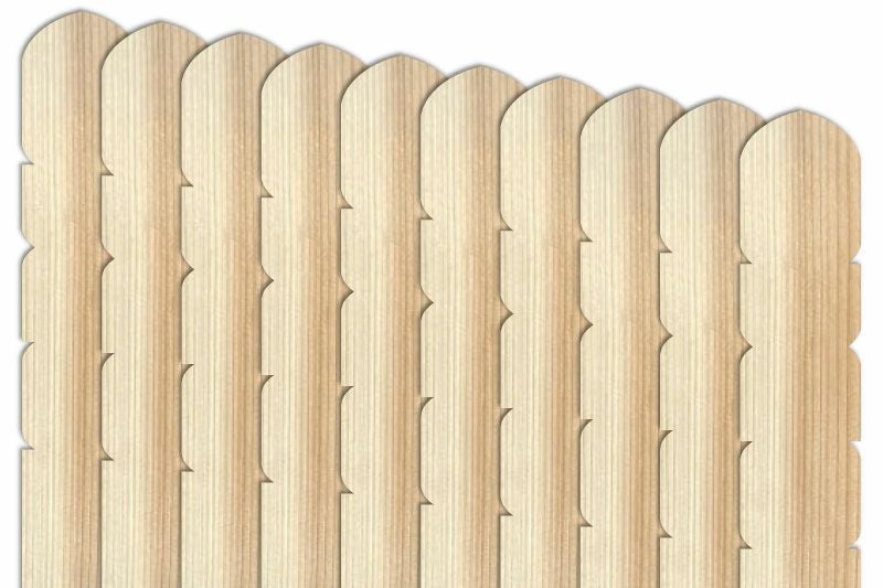 東京多摩産杉塔婆4尺(1192mm)×2寸4分(73mm)×9mm（50本入）